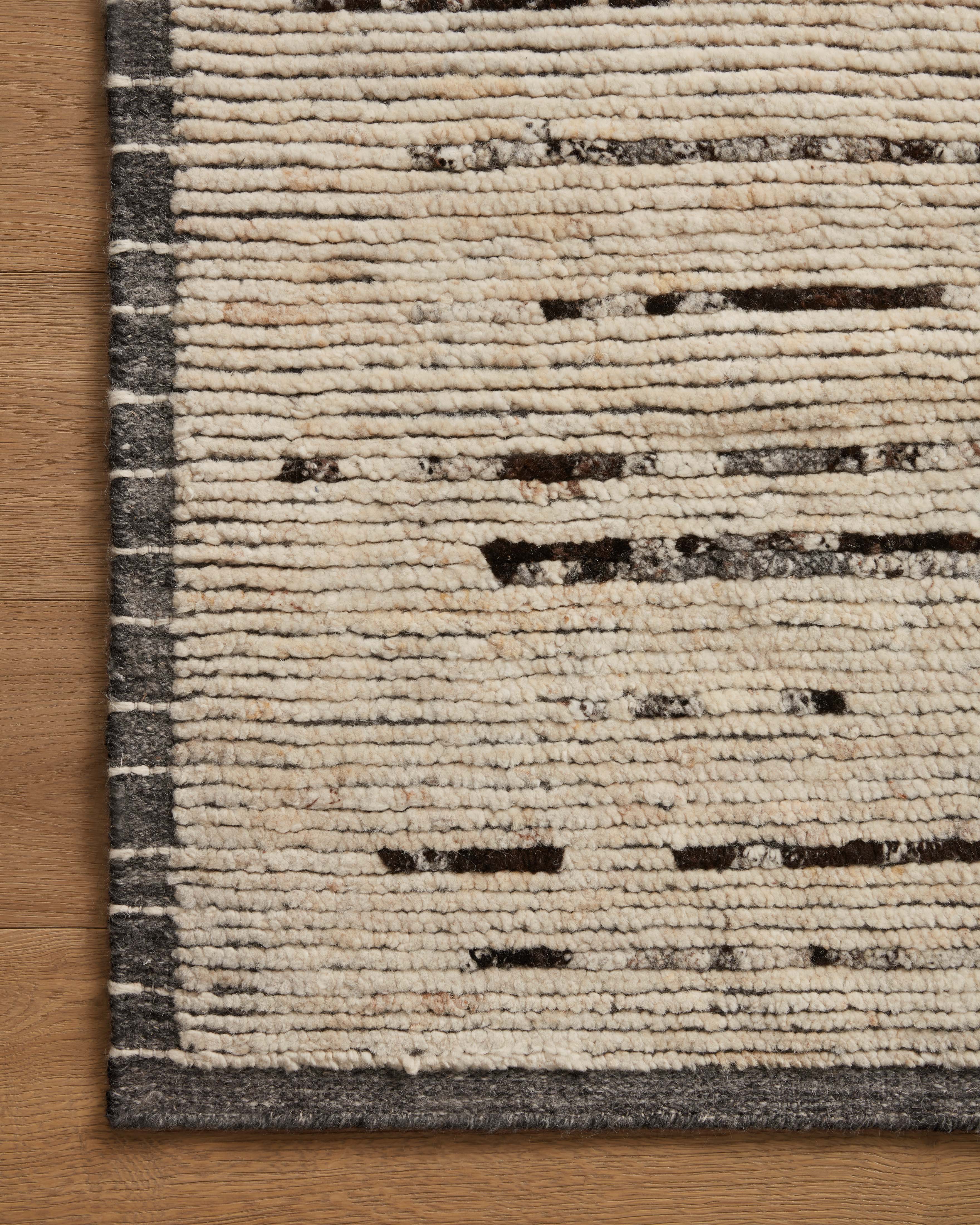 Amber Lewis x Loloi Briyana Natural / Black 1-natural fibre rugs Loloi