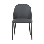 Set of Two Bernie Vegan Dining Chairs - Black Fade - Rug & Weave
