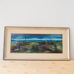 "Boats in the Morning" Vintage Painting ARTWORK - vintage painting Rug & Weave Art