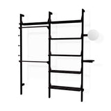 Gus* Modern Branch 2 - Display Unit 19 - FURNITURE - office storage Gus Black Uprights Black Brackets Black Shelves