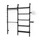 Black Uprights Black Brackets Black Shelves