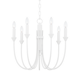FLOOR MODEL - Cate Chandelier - Gesso White LIGHTING - floor model Hudson Valley Lighting