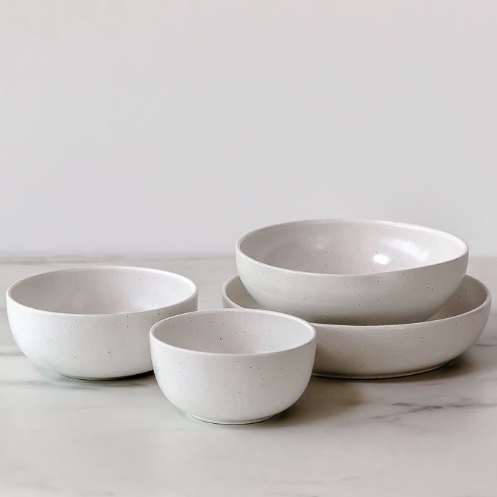 Ceramic Salt White Bowl