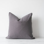 Charcoal Linen Pillow Cover 1 - PILLOWS - linen - neutral Rug & Weave Pillows 20" x 20"