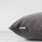 Charcoal Linen Pillow Cover 1 - PILLOWS - linen - neutral Rug & Weave Pillows