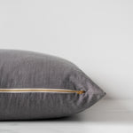 Charcoal Linen Pillow Cover 1 - PILLOWS - linen - neutral Rug & Weave Pillows