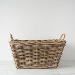 Classic Rattan Laundry Basket basket Bacon Basketware (Faire)