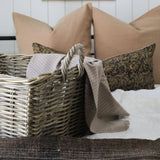 Classic Rattan Laundry Basket basket Bacon Basketware (Faire)