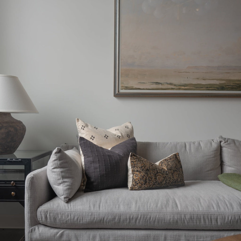 Milo Woven Pillow Cover 1 - PILLOWS - Thai - neutral Rug & Weave Pillows
