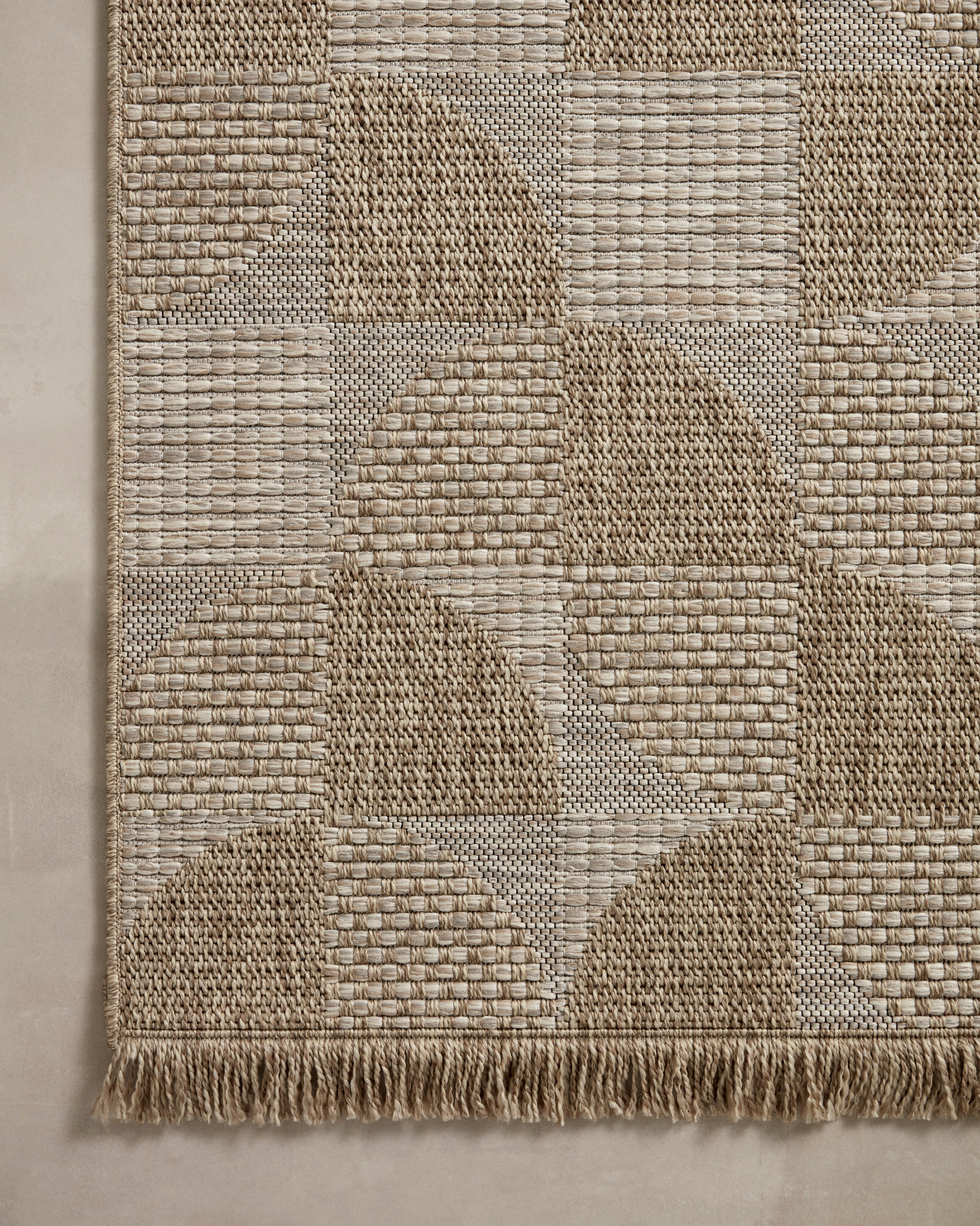 Loloi Dawn Natural Geometric Outdoor Rug 5-Rugs - indoor/outdoor Loloi