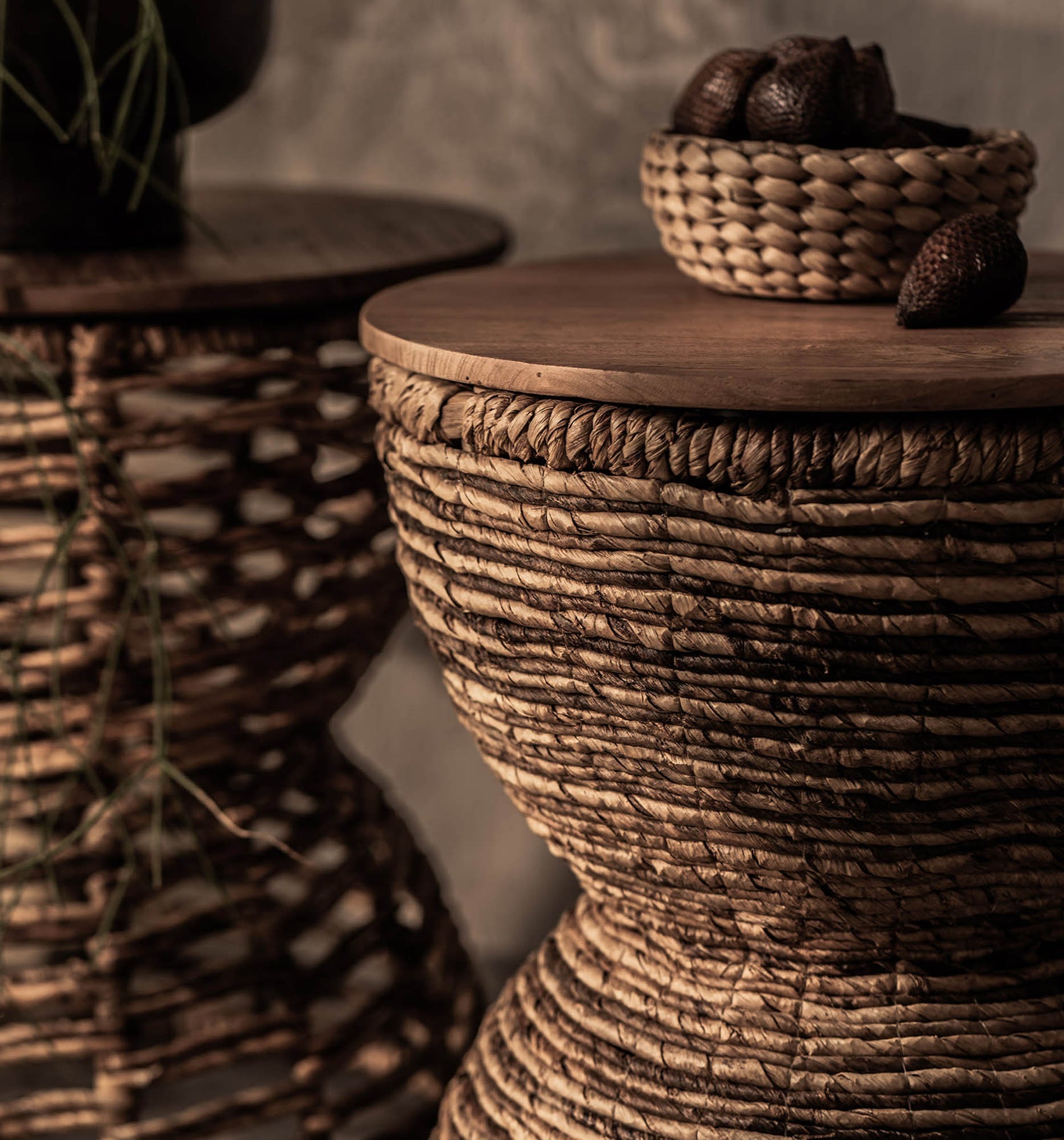 Rebana Accent Table 4 - a - FURNITURE - accent table - wood LH IMPORTS