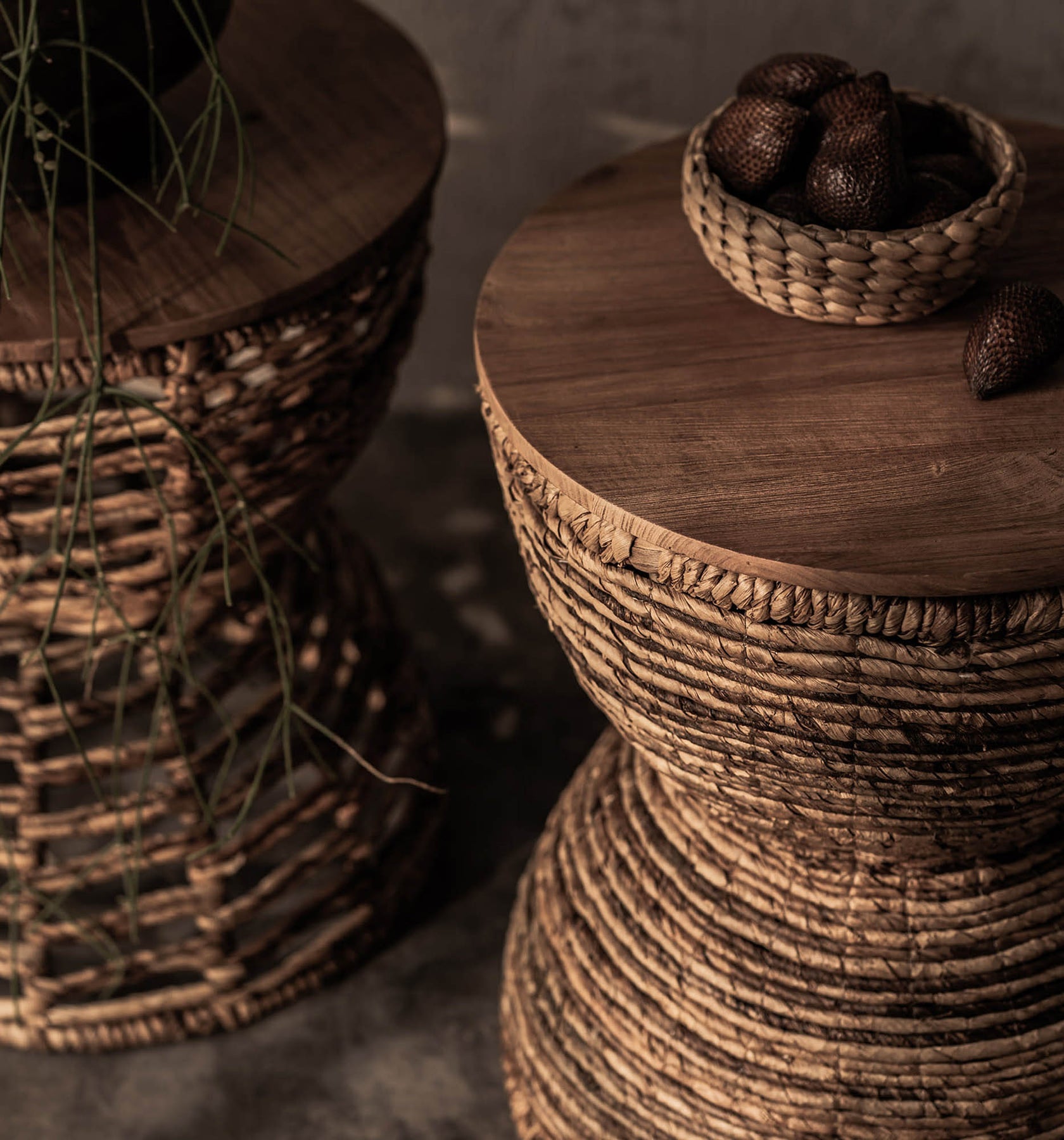 Rebana Accent Table 4 - a - FURNITURE - accent table - wood LH IMPORTS