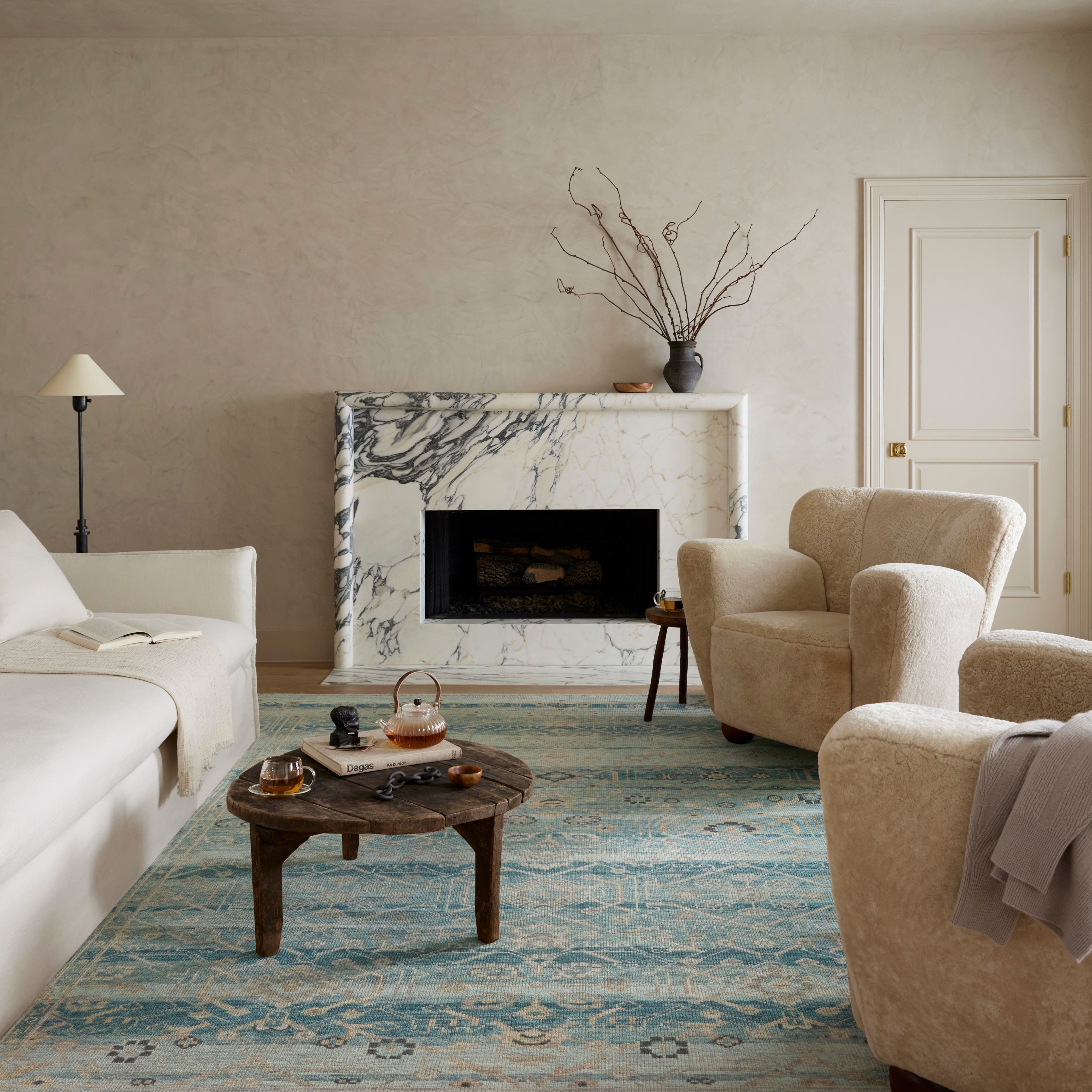 Loloi Dominic Sky / Natural Rug 3-natural fibre rugs Loloi