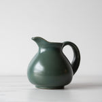 Deep Green Stoneware Pitcher vase Creative Co-op (DYA)