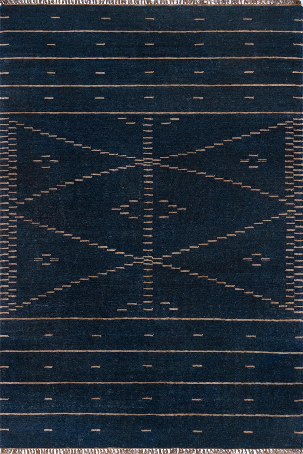 Duar Dalao Indigo RUGS - patterned Momeni