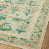 Rifle Paper Co. X Loloi/ Eden Mughal Rose Moss Rug - Rug & Weave