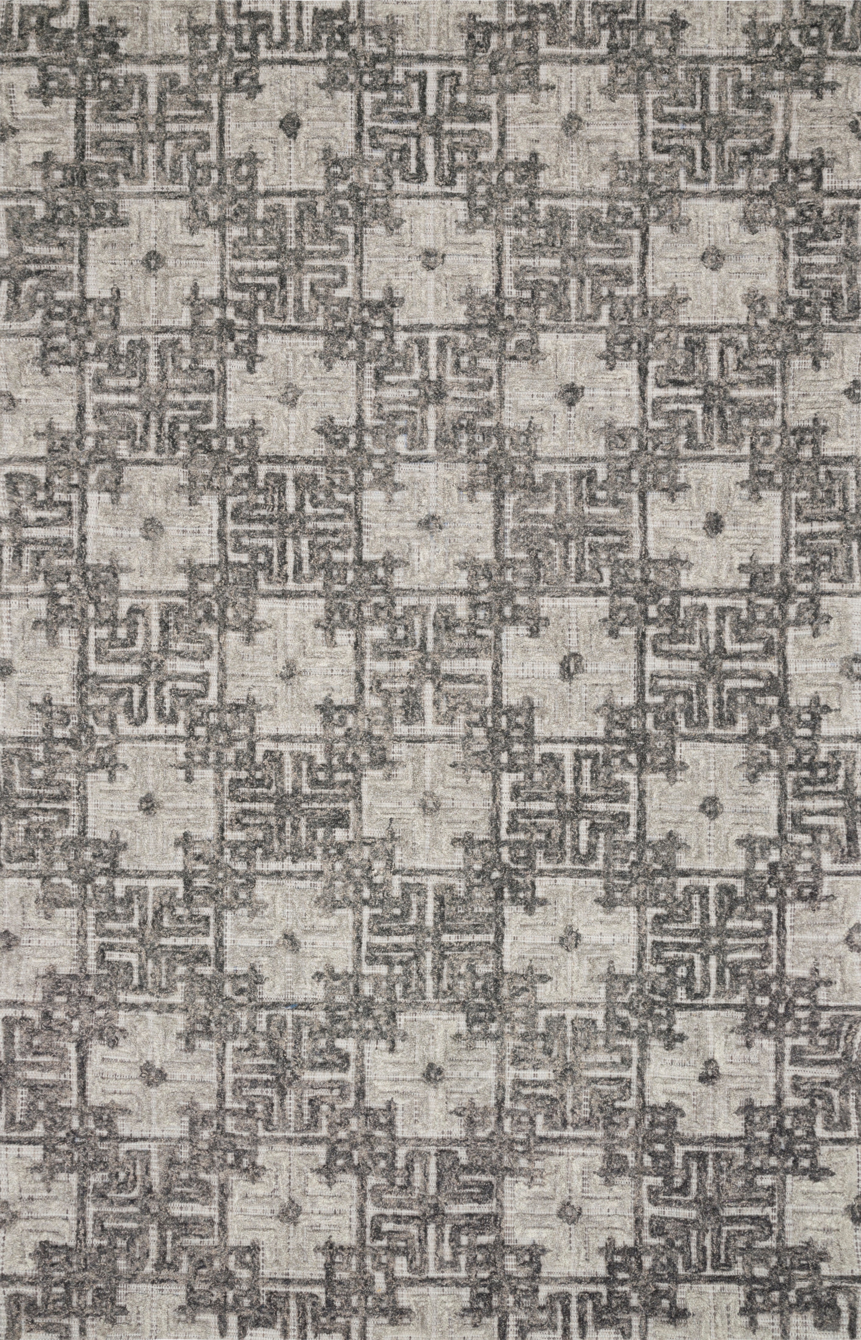 Loloi Ehren Charcoal / Fog Rug RUGS - wool Loloi