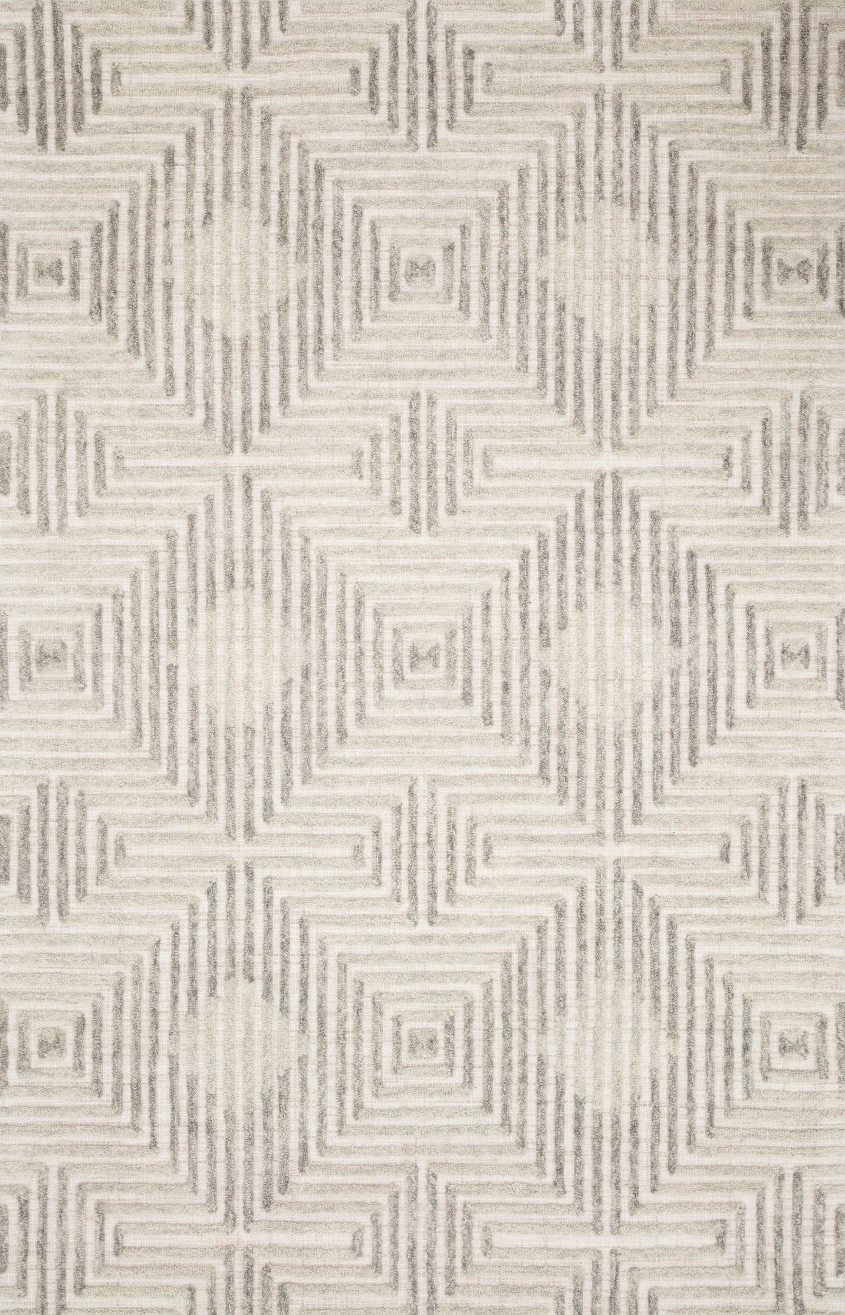Loloi Ehren Grey / Silver Rug RUGS - wool Loloi
