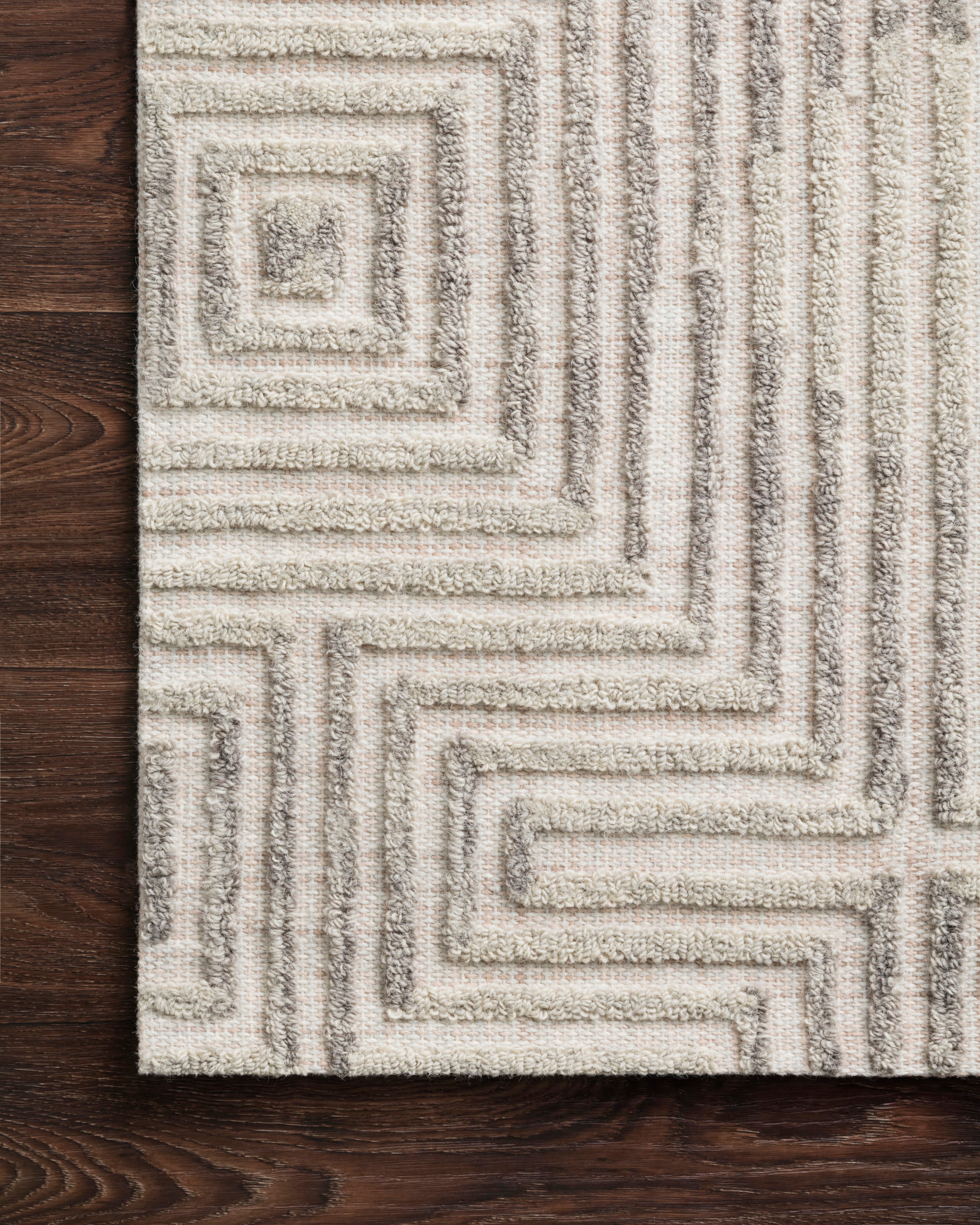 Loloi Ehren Grey / Silver Rug RUGS - wool Loloi