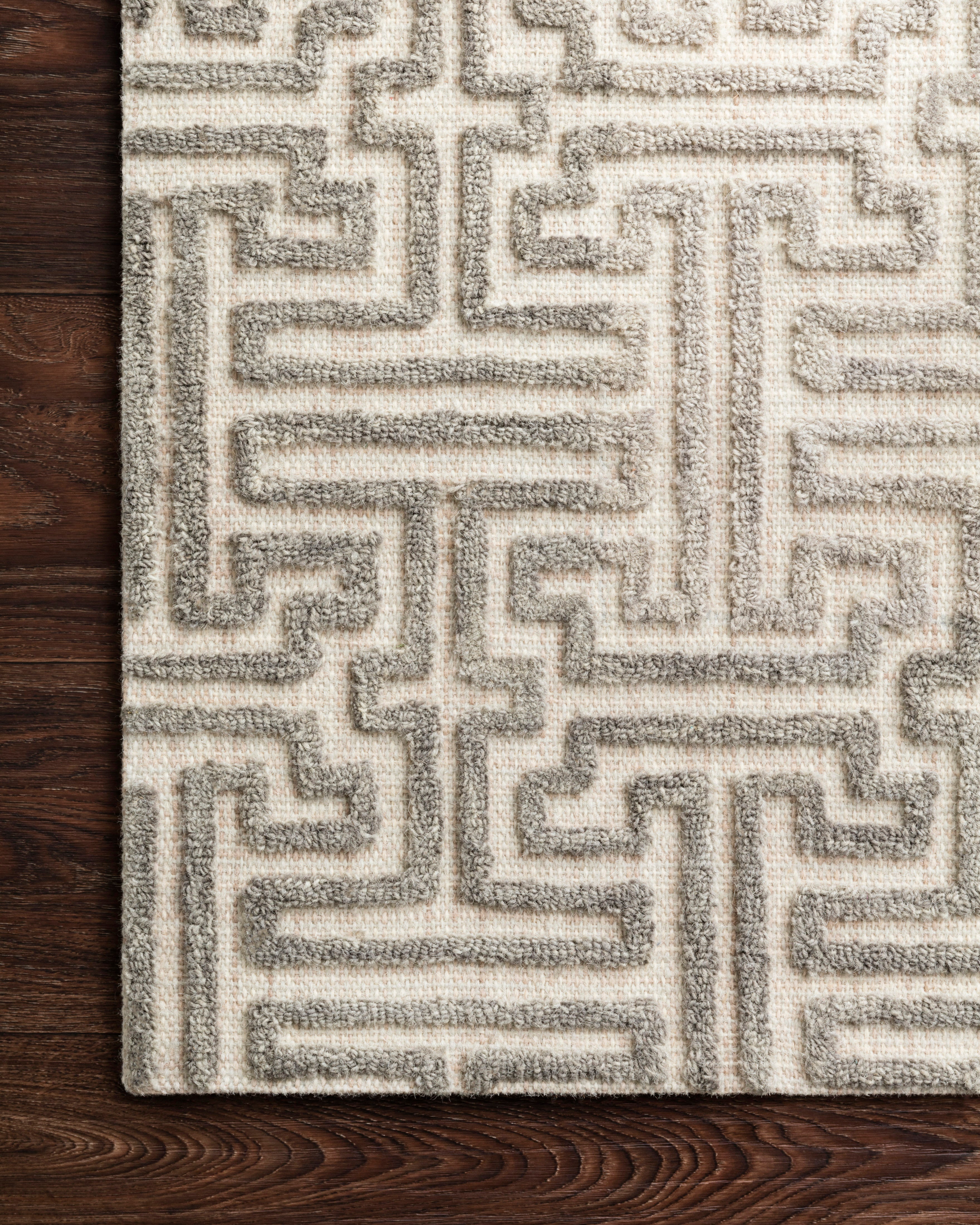Loloi Ehren Stone / Sand Rug RUGS - wool Loloi