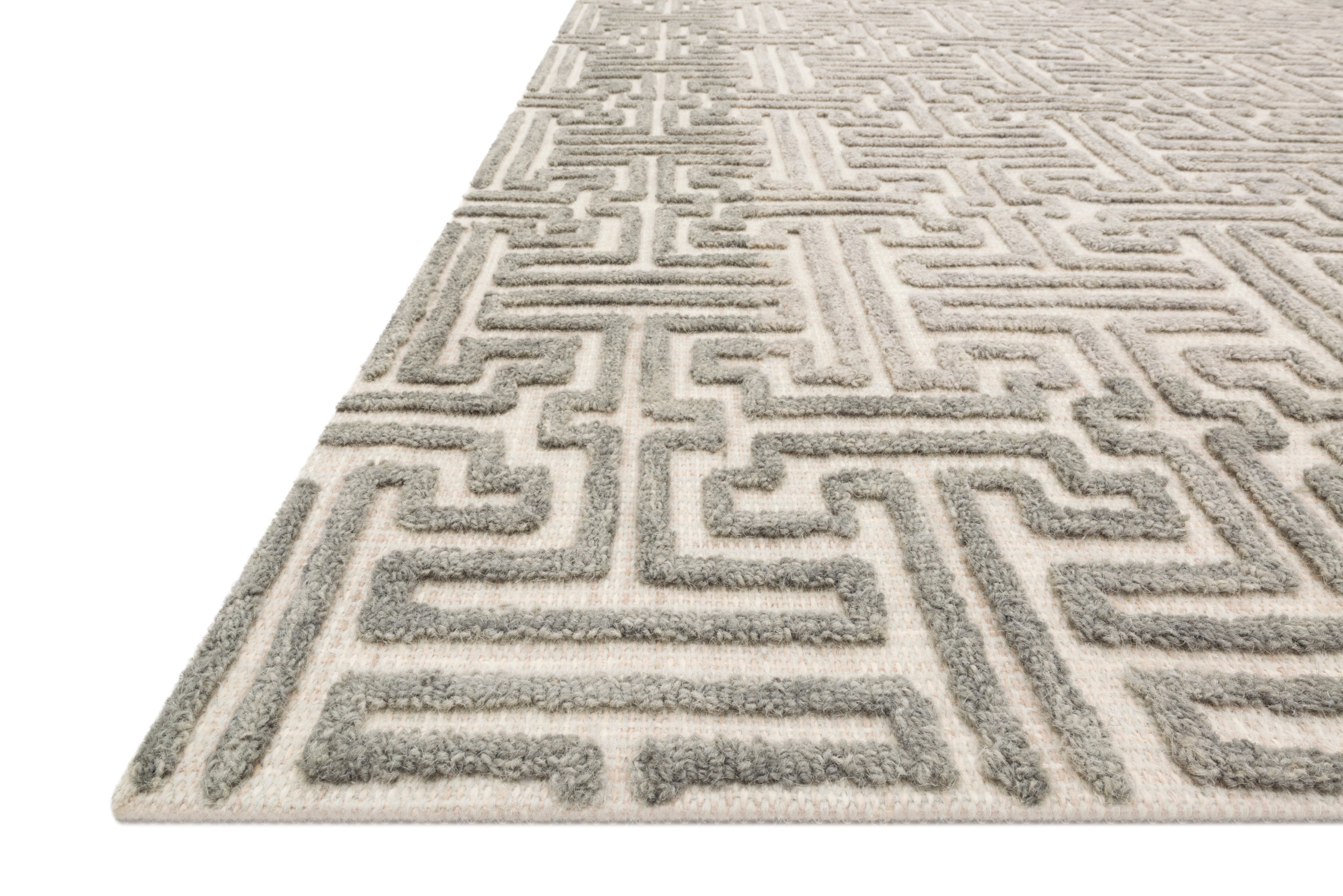 Loloi Ehren Stone / Sand Rug RUGS - wool Loloi