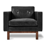 Gus* Modern Embassy Chair 3 - FURNITURE - chair Gus Saddle Black Leather