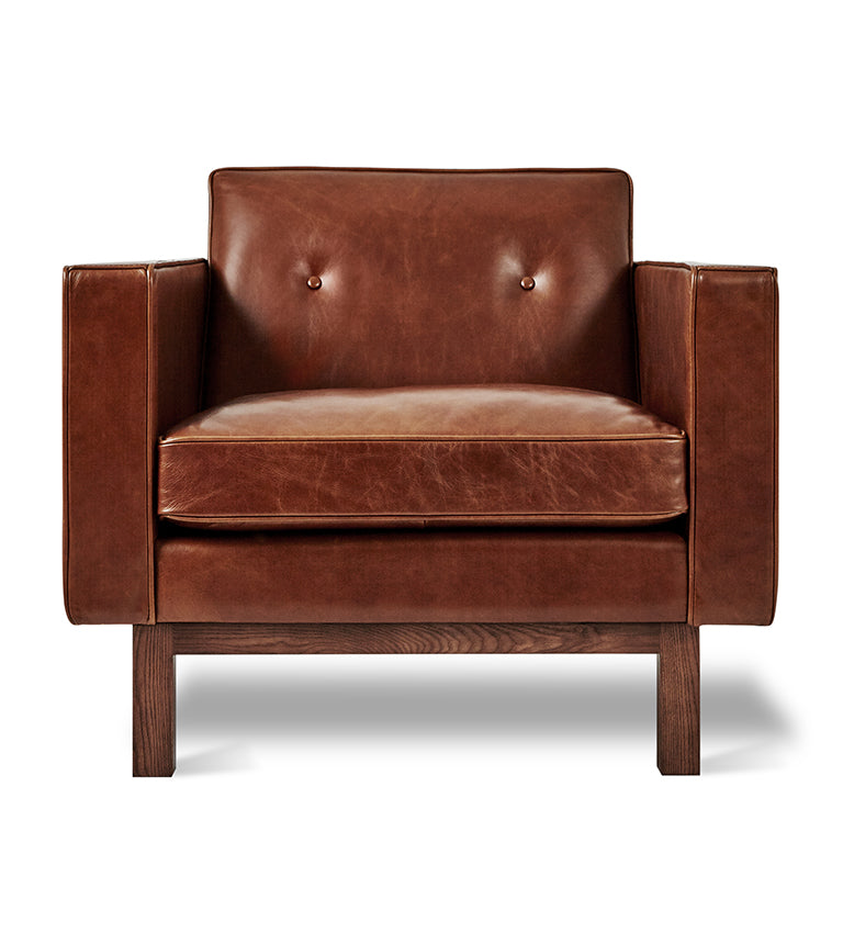 Gus* Modern Embassy Chair 3 - FURNITURE - chair Gus Saddle Brown Leather