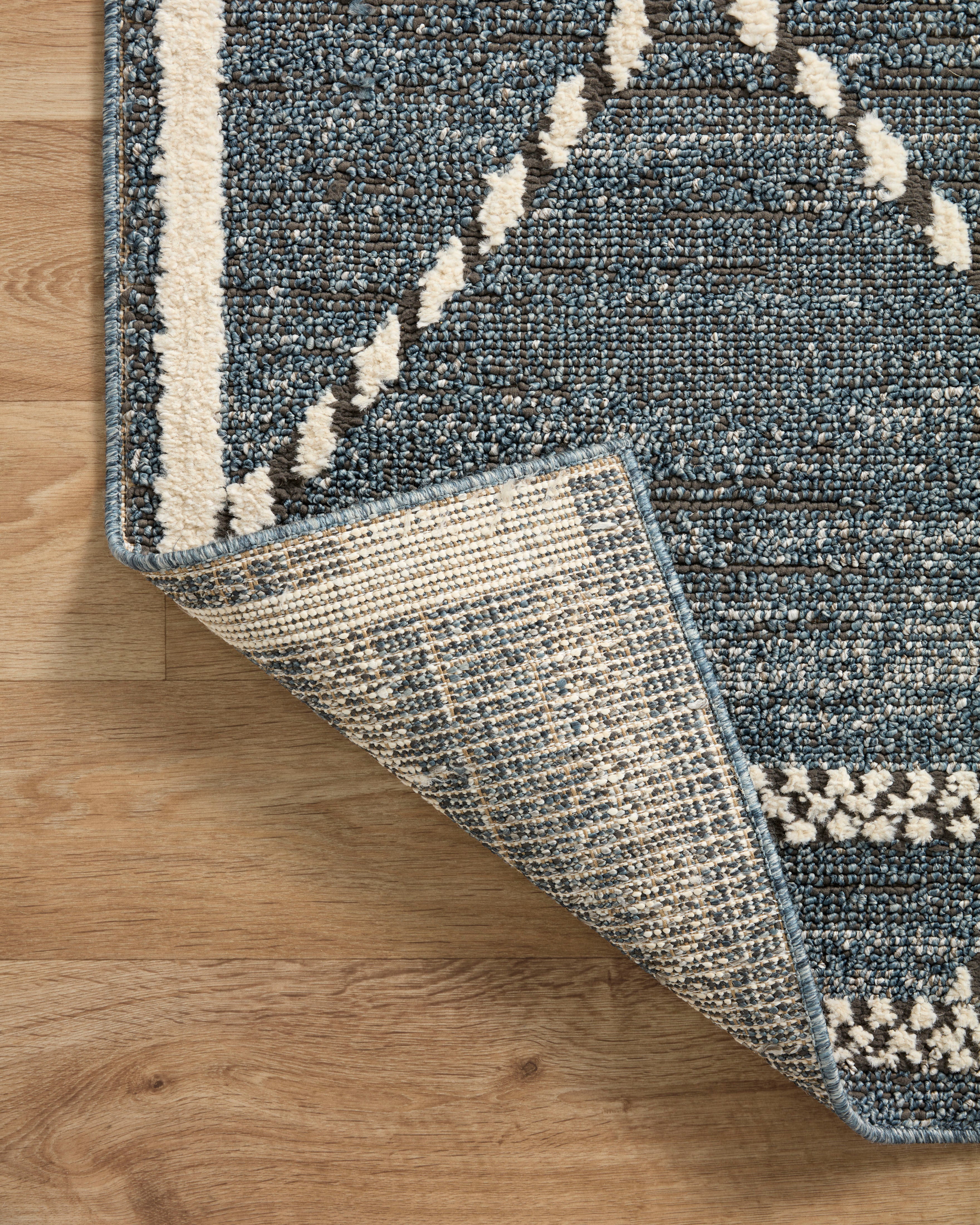Loloi Fabian Denim / Charcoal 2-RUGS - patterned Loloi