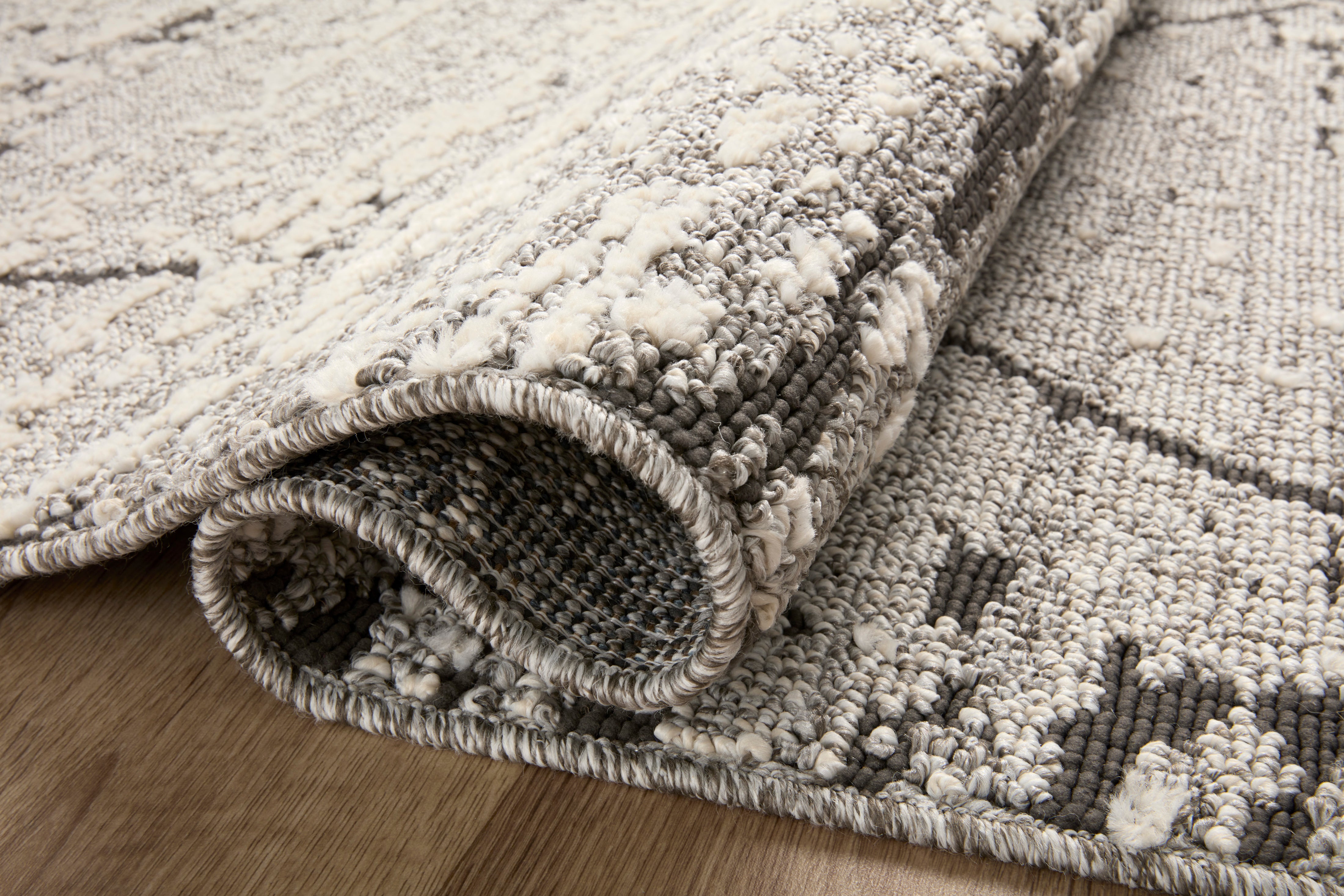 Loloi Fabian Grey / Charcoal 2-RUGS - patterned Loloi
