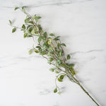 Faux Green Leaf Spray faux stem Tri W Imports