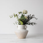 Faux Green Leaf Spray faux stem Tri W Imports