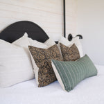 Aja Floral Pillow Cover 00-1 - PILLOWS - block print - neutral Rug & Weave Pillows
