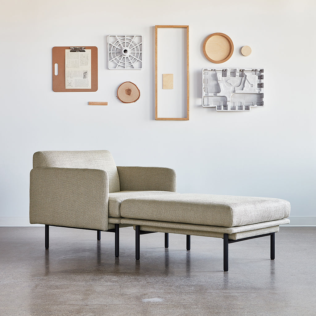 Gus* Modern Foundry Chaise 3 - FURNITURE - chair Gus