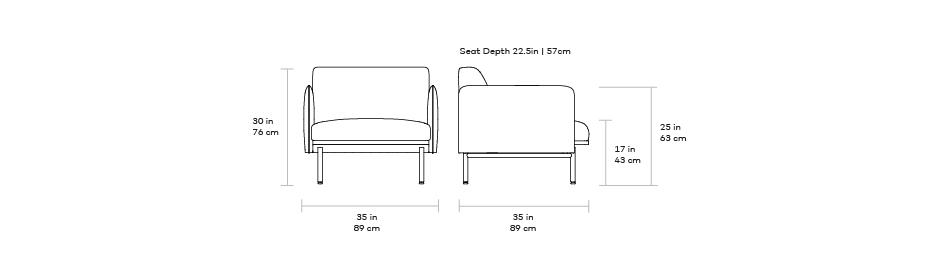 Gus* Modern Foundry Chair 3 - FURNITURE - chair Gus