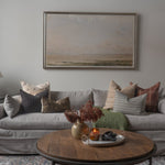 Aja Floral Pillow Cover 00-1 - PILLOWS - block print - neutral Rug & Weave Pillows