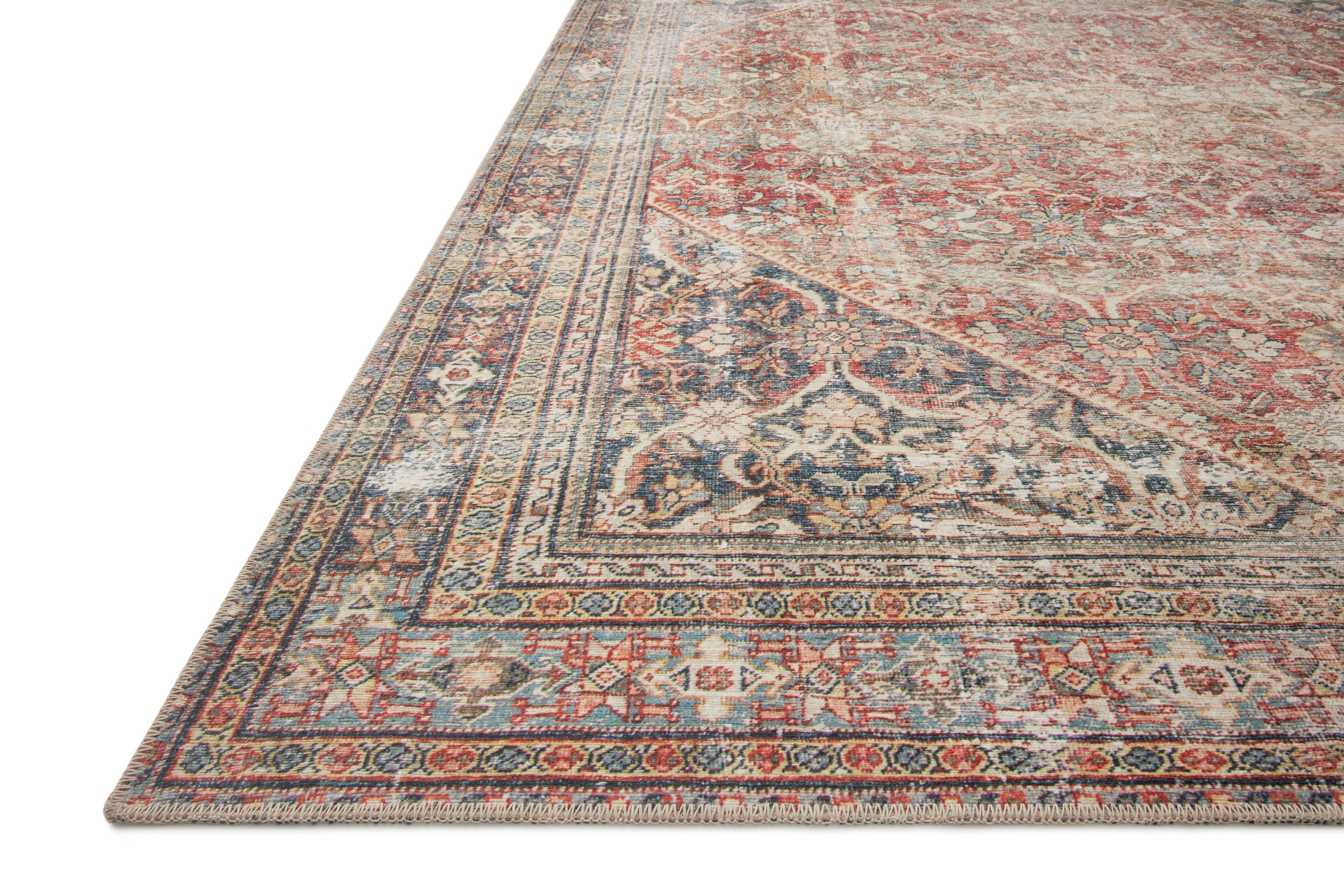 Amber Lewis x Loloi Georgie Red / Navy Rug 0-patterned rugs Loloi