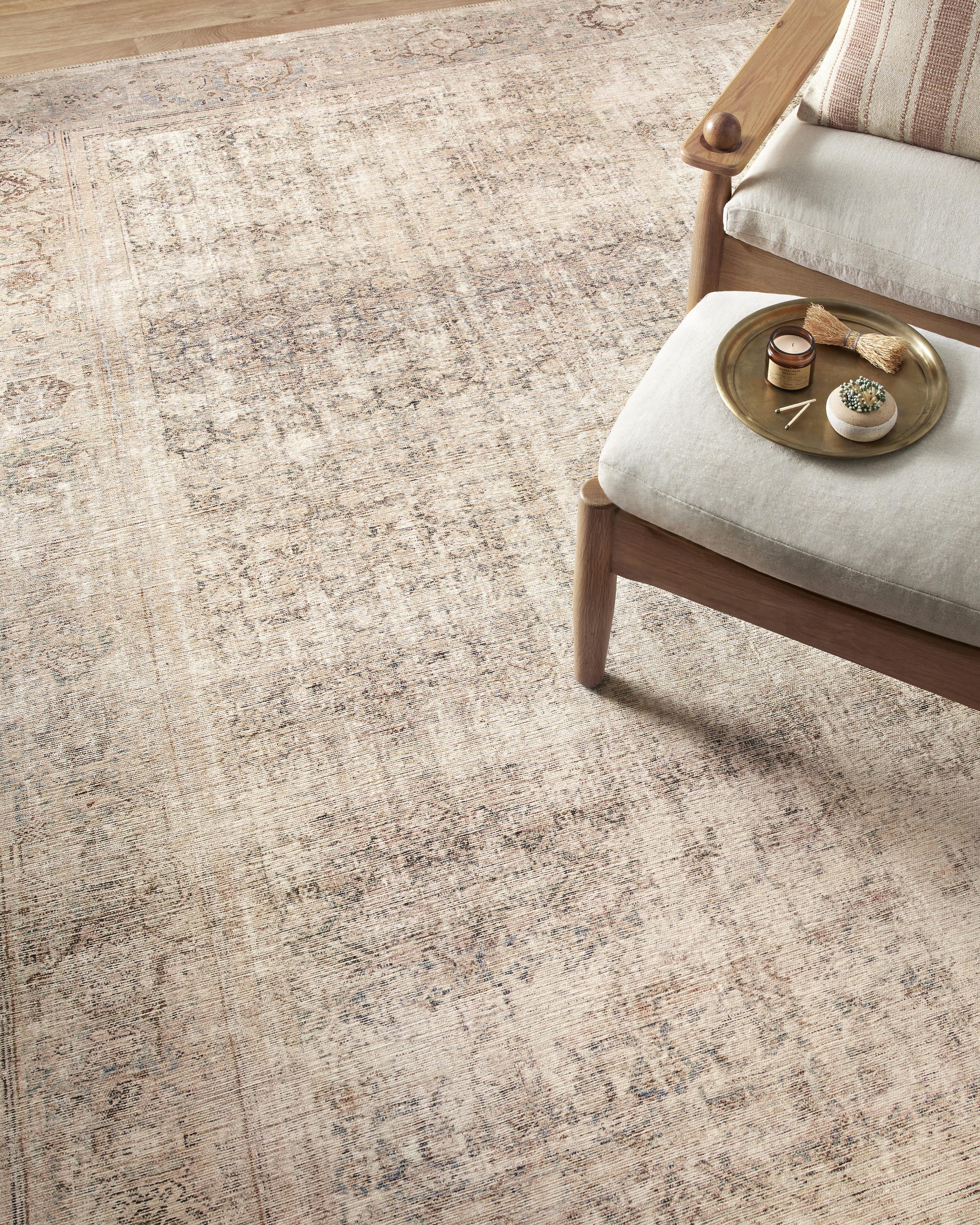 OVERSTOCK RUG - Amber Lewis x Loloi Georgie Ocean / Sand Rug - 2' x 5' IN STORE - Sale Rugs Loloi