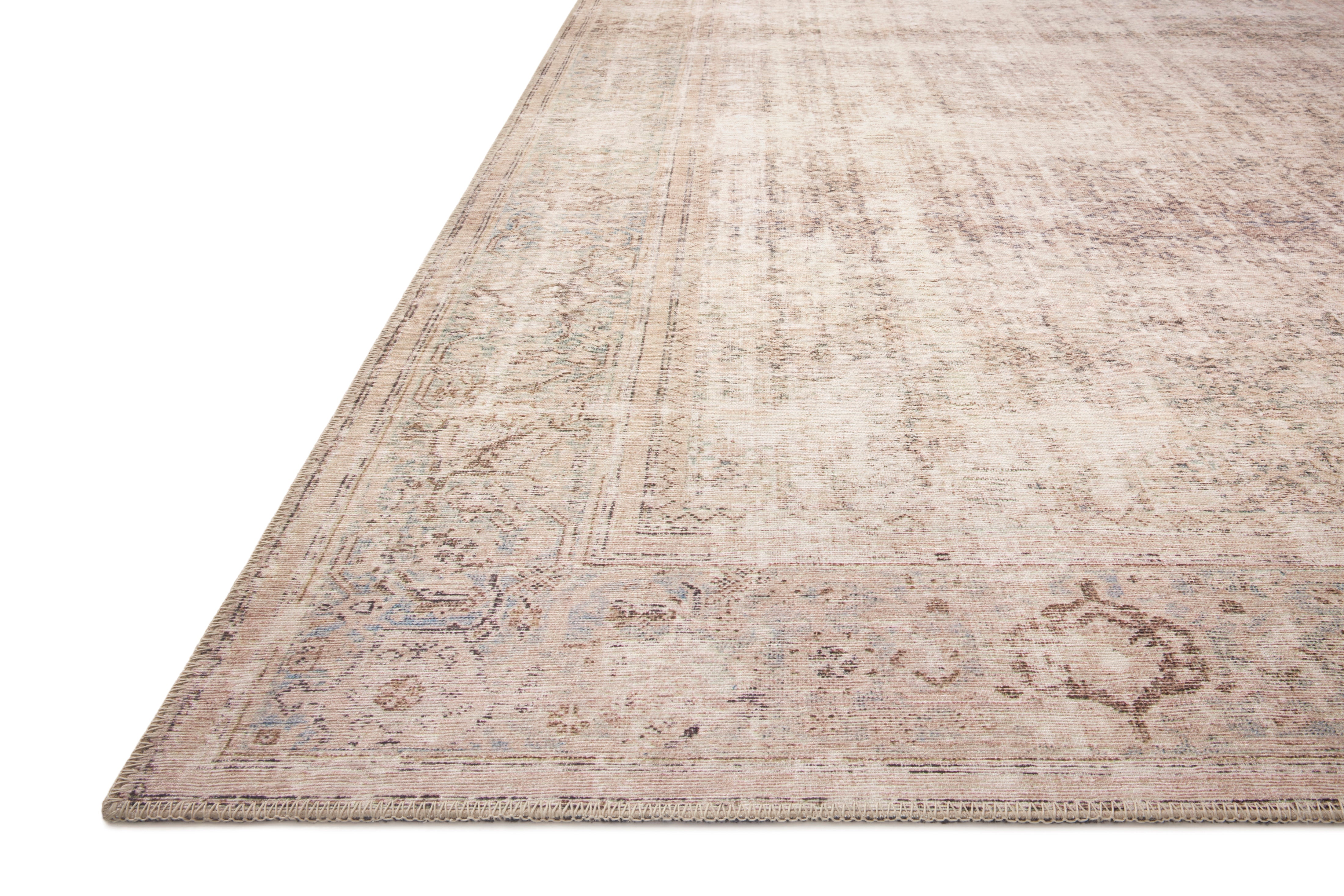 OVERSTOCK RUG - Amber Lewis x Loloi Georgie Ocean / Sand Rug - 2' x 5' IN STORE - Sale Rugs Loloi