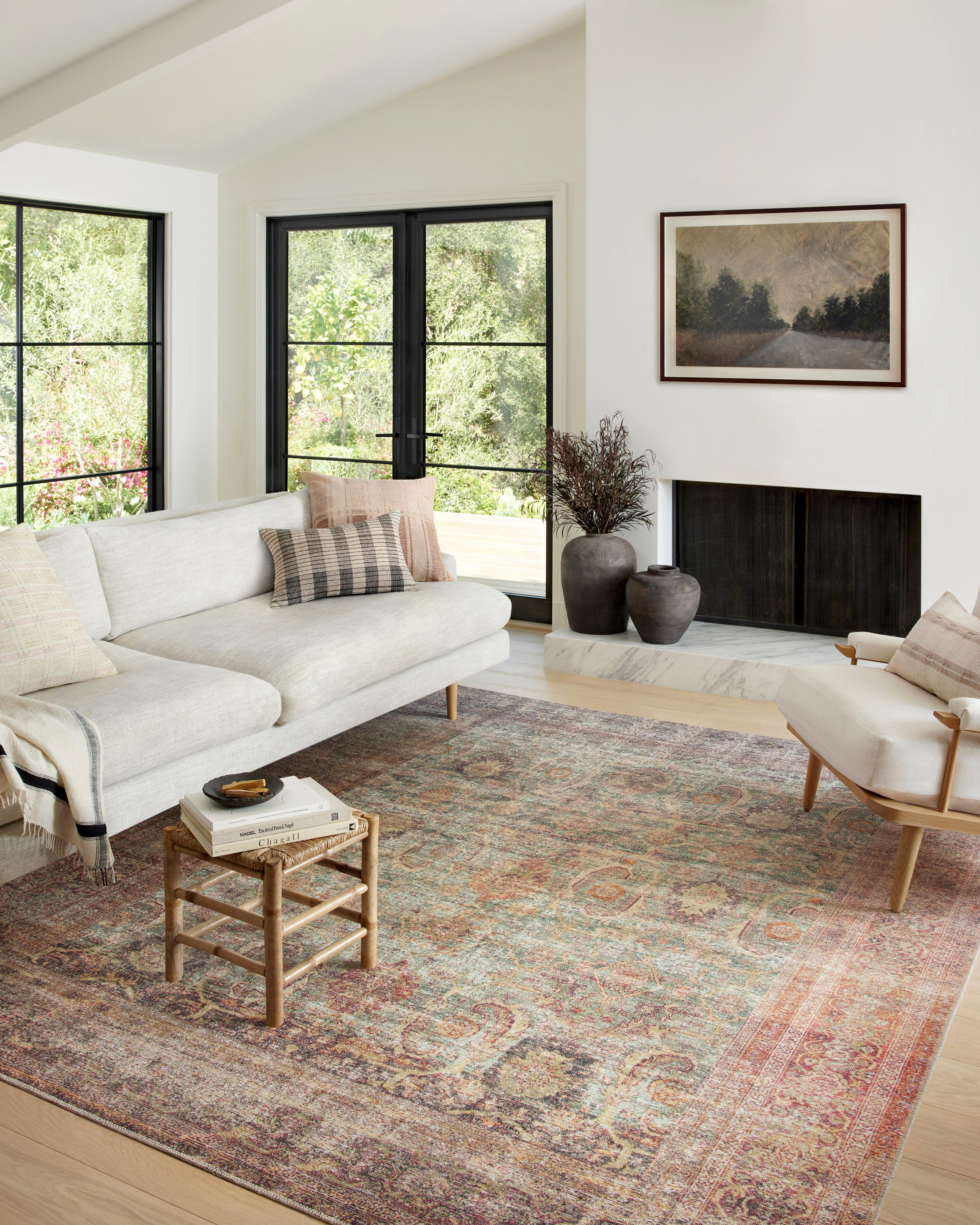 Amber Lewis x Loloi Georgie Jade / Sunset Rug 0-patterned rugs Loloi