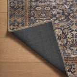 Amber Lewis x Loloi Georgie Denim / Spice Rug 0-patterned rugs Loloi