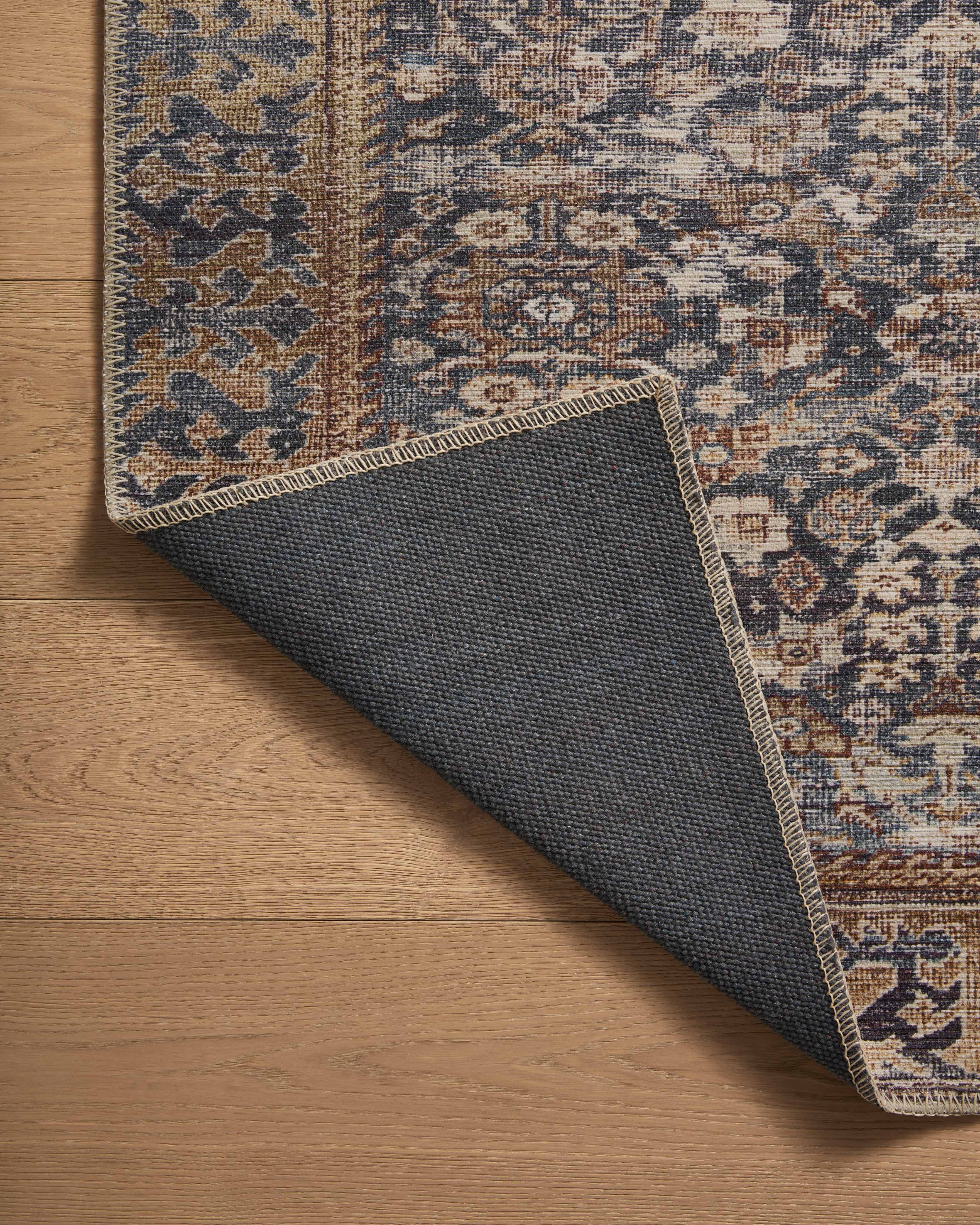 Amber Lewis x Loloi Georgie Denim / Spice Rug 0-patterned rugs Loloi
