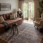 Amber Lewis x Loloi Georgie Denim / Spice Rug 0-patterned rugs Loloi