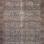 Amber Lewis x Loloi Georgie Denim / Spice Rug 0-patterned rugs Loloi