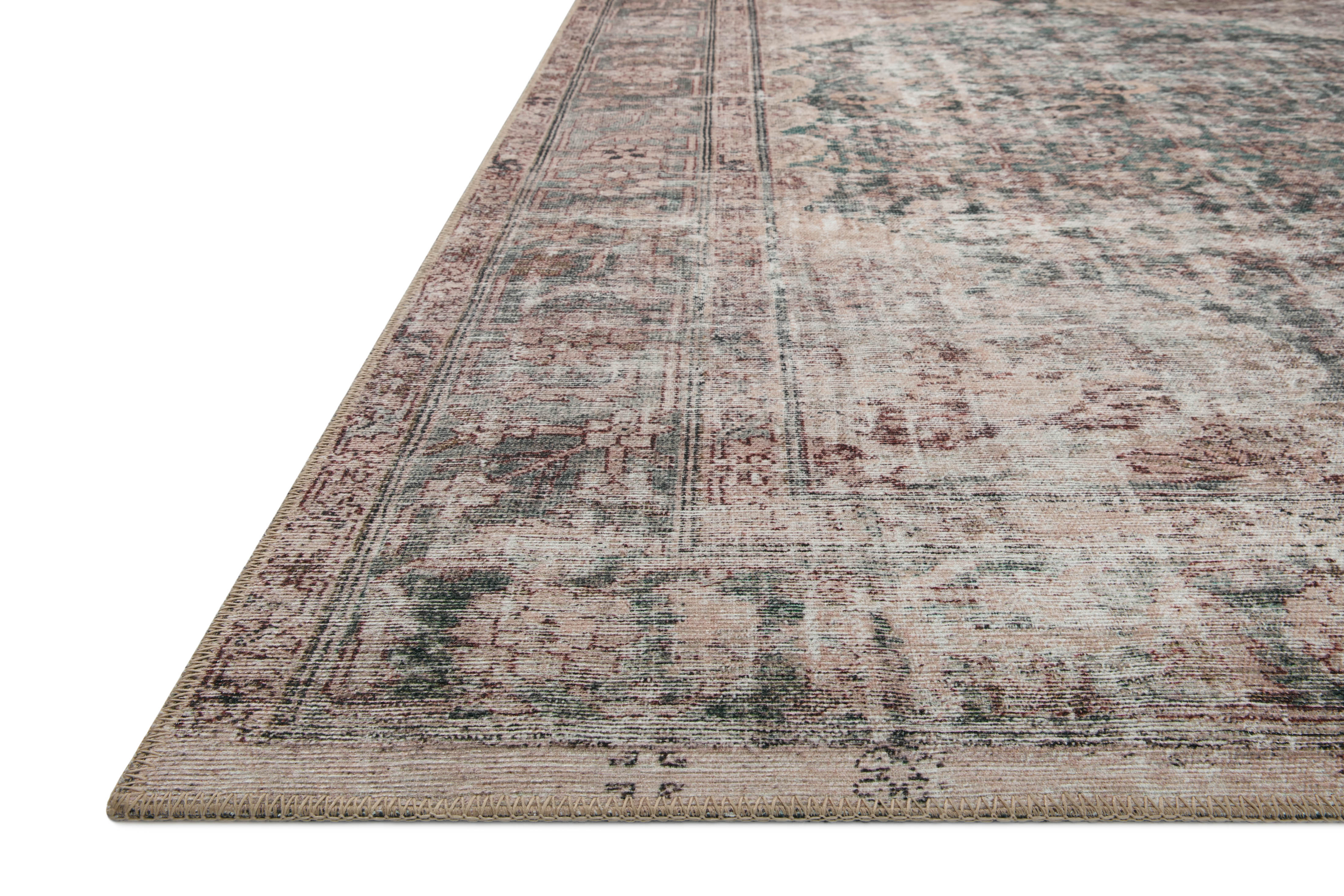 Amber Lewis x Loloi Georgie Lagoon / Beige Rug 0-patterned rugs Loloi