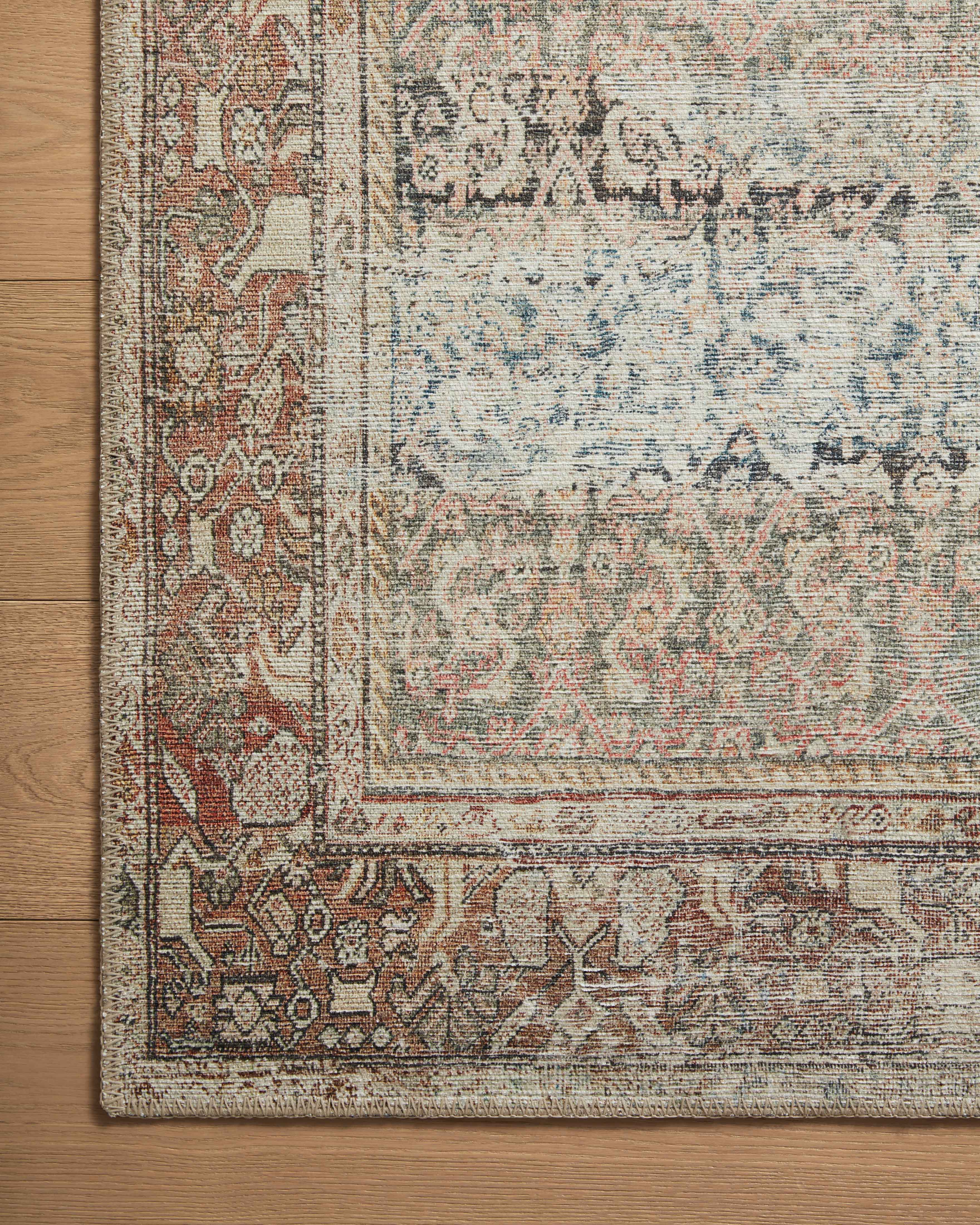 Amber Lewis x Loloi Georgie Multi / Spice Rug 00-patterned rugs Loloi