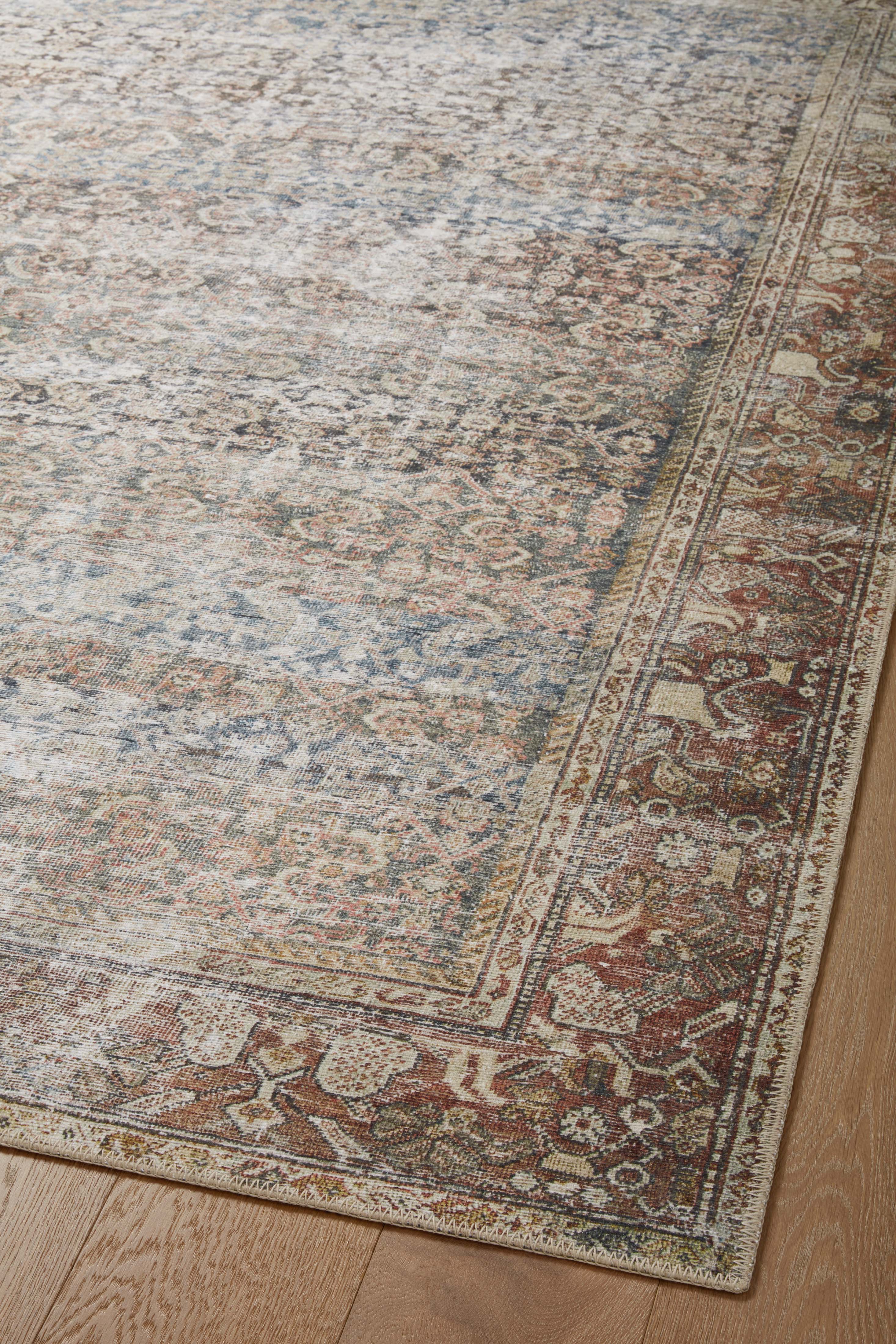 Amber Lewis x Loloi Georgie Multi / Spice Rug 00-patterned rugs Loloi
