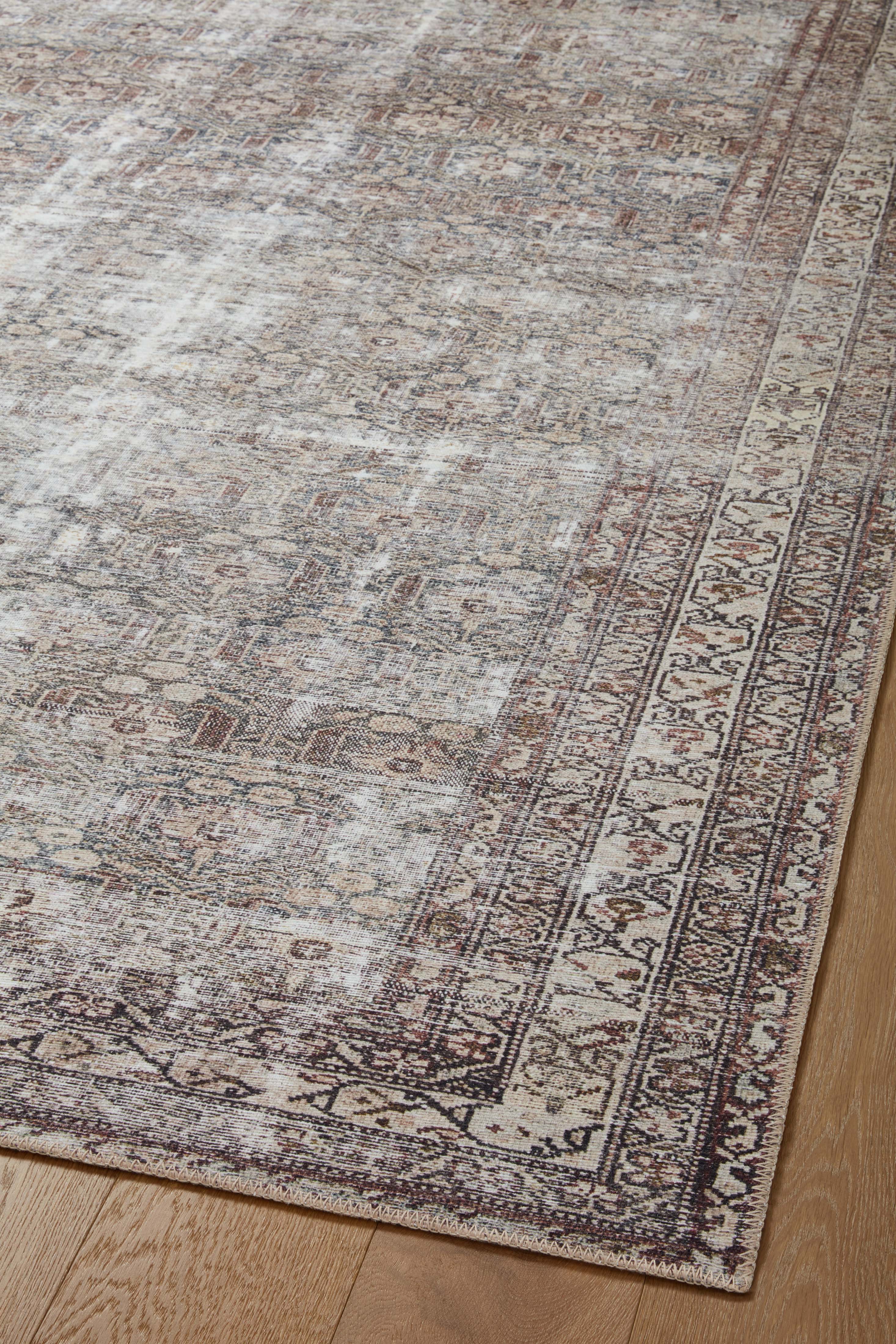 Amber Lewis x Loloi Georgie Moss / Bark Rug 0-patterned rugs Loloi