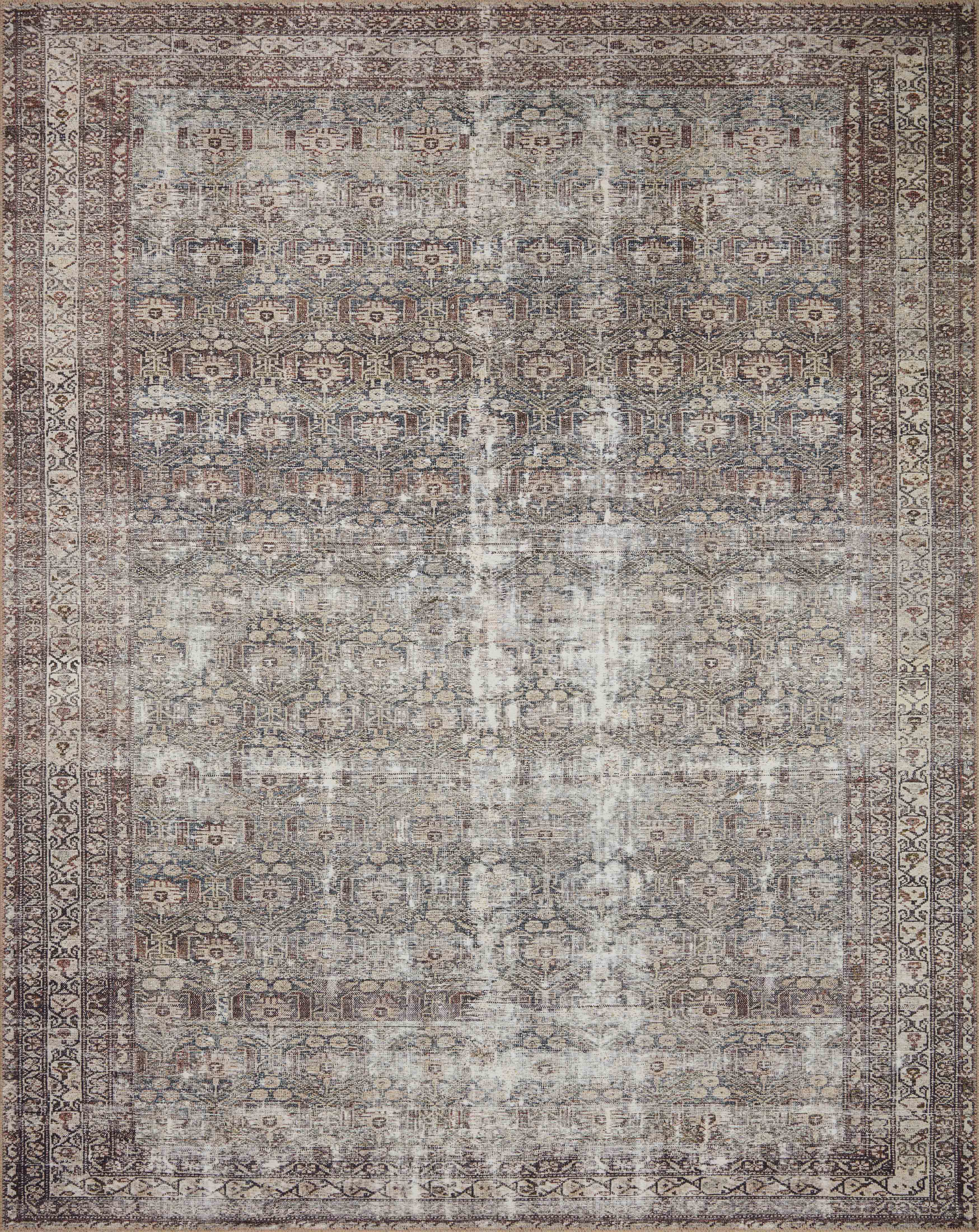 Amber Lewis x Loloi Georgie Moss / Bark Rug 0-patterned rugs Loloi