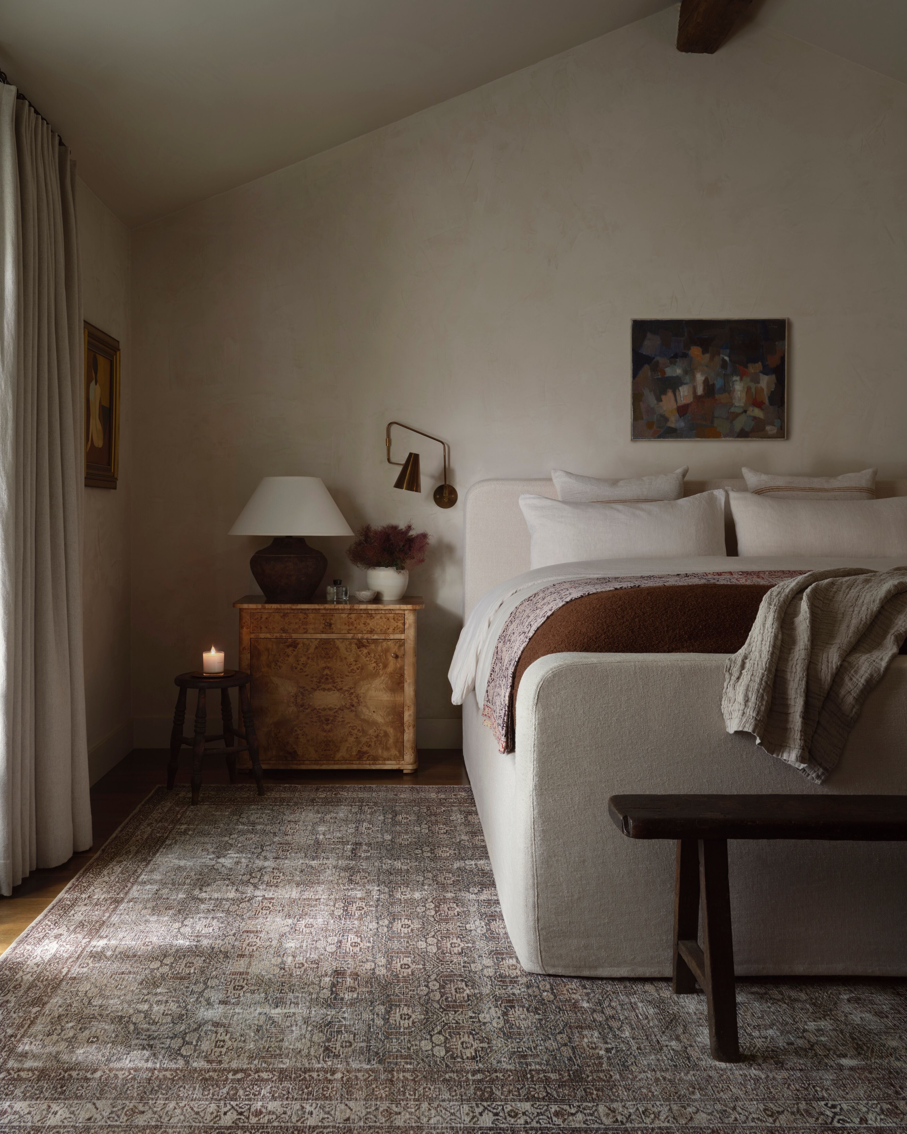 Amber Lewis x Loloi Georgie Moss / Bark Rug 0-patterned rugs Loloi