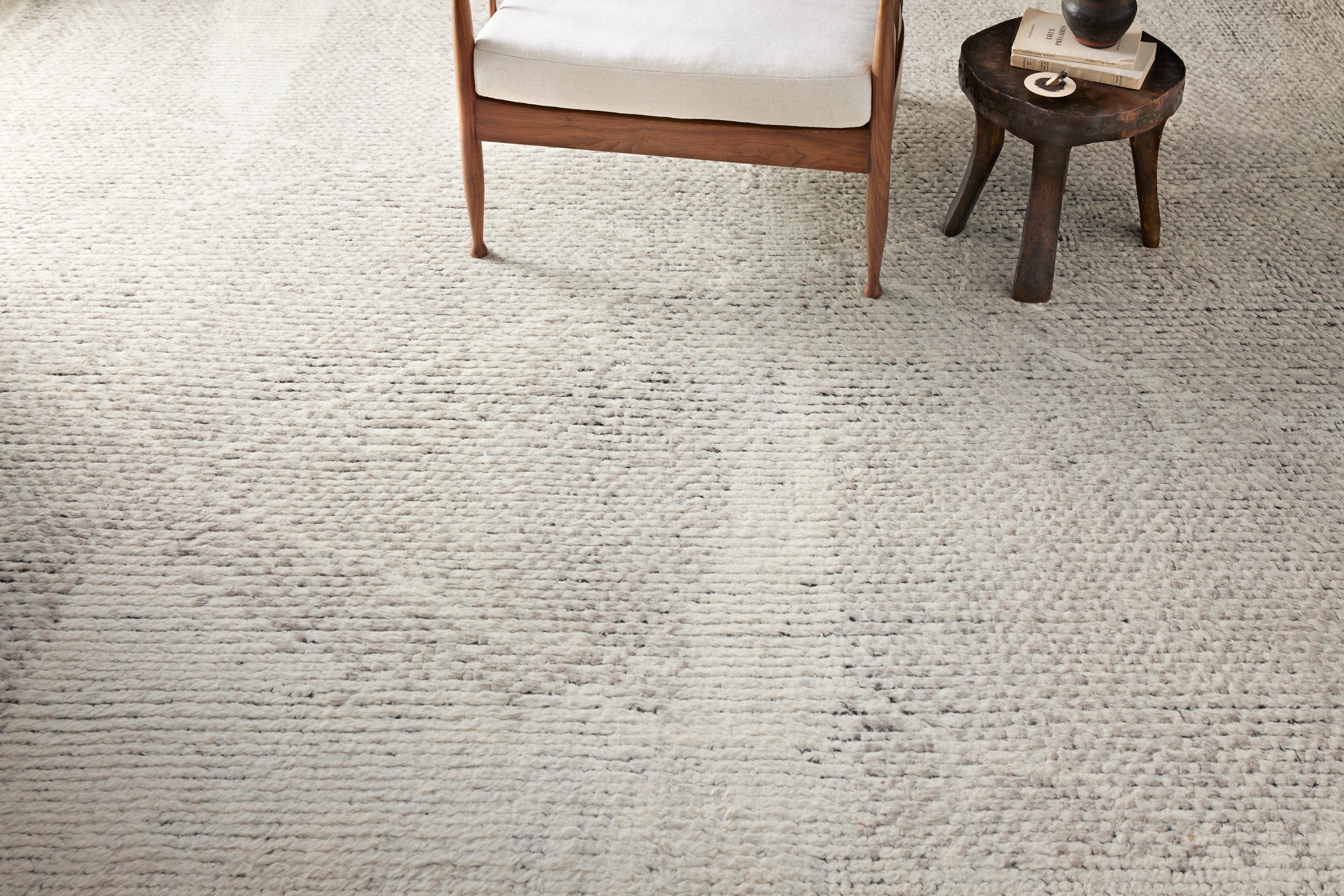 Amber Lewis x Loloi Gwyneth Ivory / Taupe Rug 1- RUGS - wool Loloi